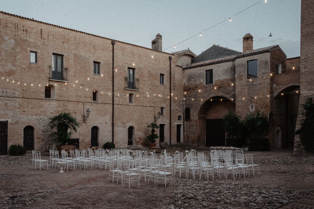 La stupenda struttura ricettiva del Castello di San Basilio, fotografato da Giuseppe Bruno fotografo di matrimoni in Basilicata