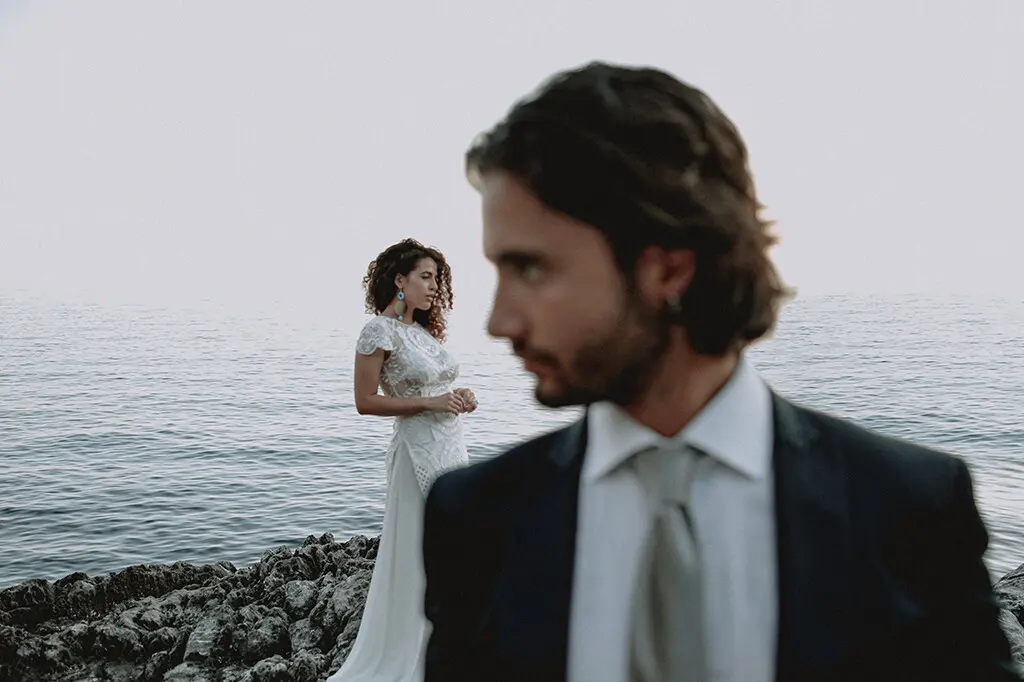 servizio fotografico di coppia realizzato da giuseppe bruno fotografo di matrimoni a Maratea per un destination wedding