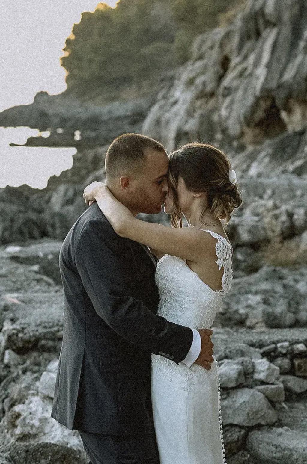 servizio fotografico di coppia per le nozze a maratea