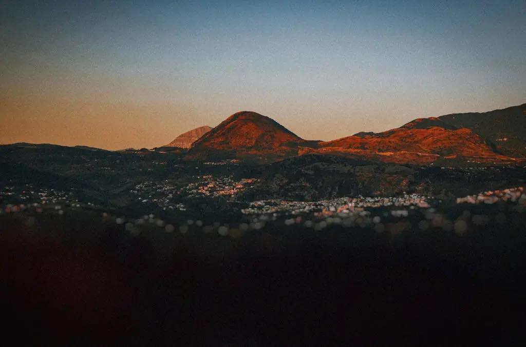foto panoramica di Lauria e del pollino vista da Trecchina, fotografia di Giuseppe Bruno fotografo
