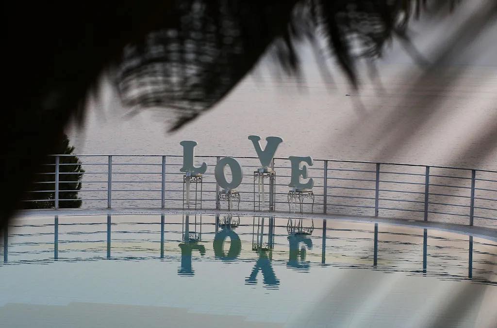 dettagli della location delle nozze svolte a Maratea