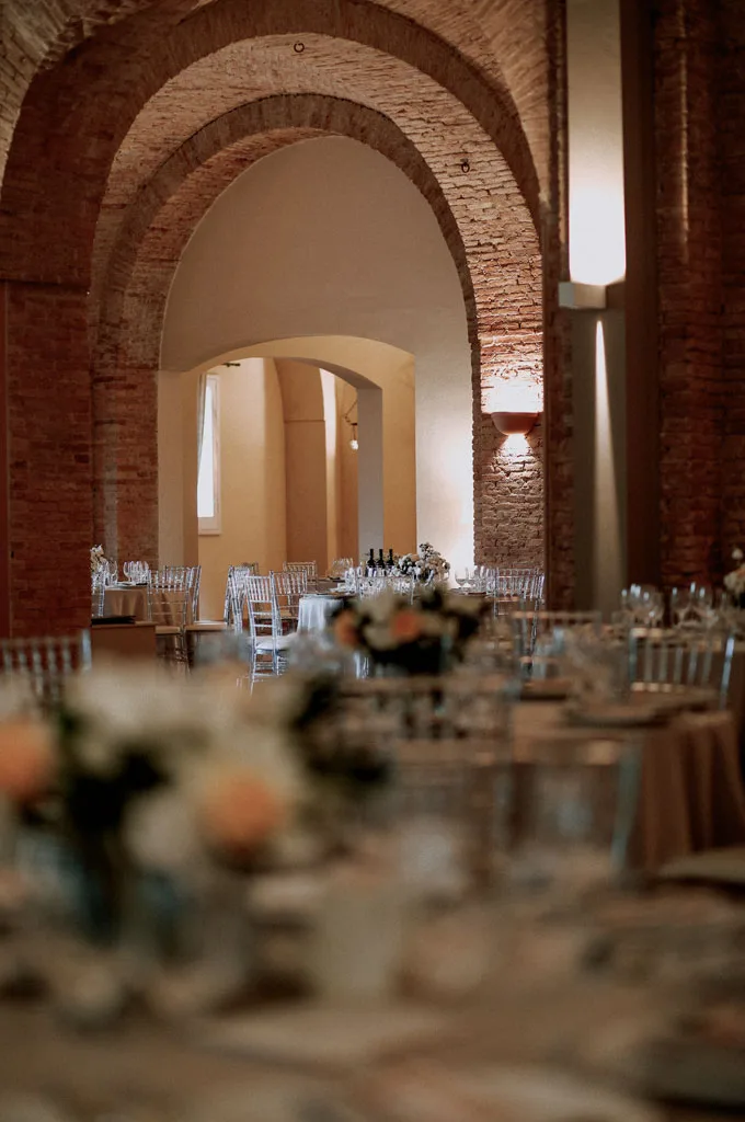 La mise en place perfetta per un Matrimonio a Tenuta Visconti