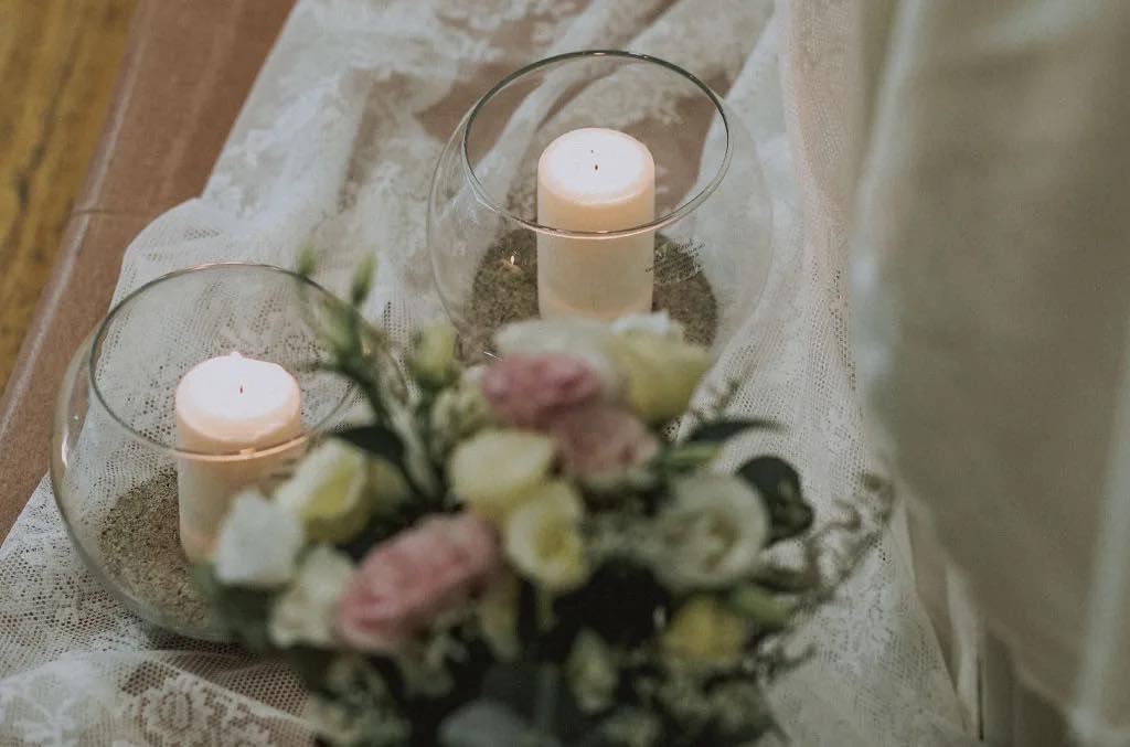 dettagli dell'allestimento del matrimonio a maratea