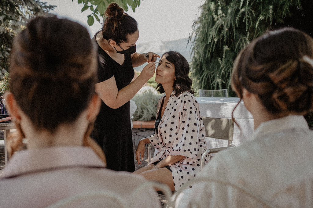make-up durante il matrimonio a Maratea