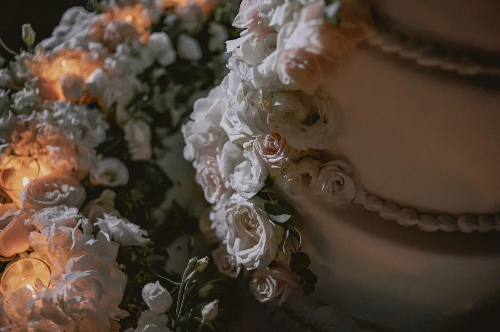 La wedding Cake del matrimonio, nella splendida location del Santa Venere di Maratea