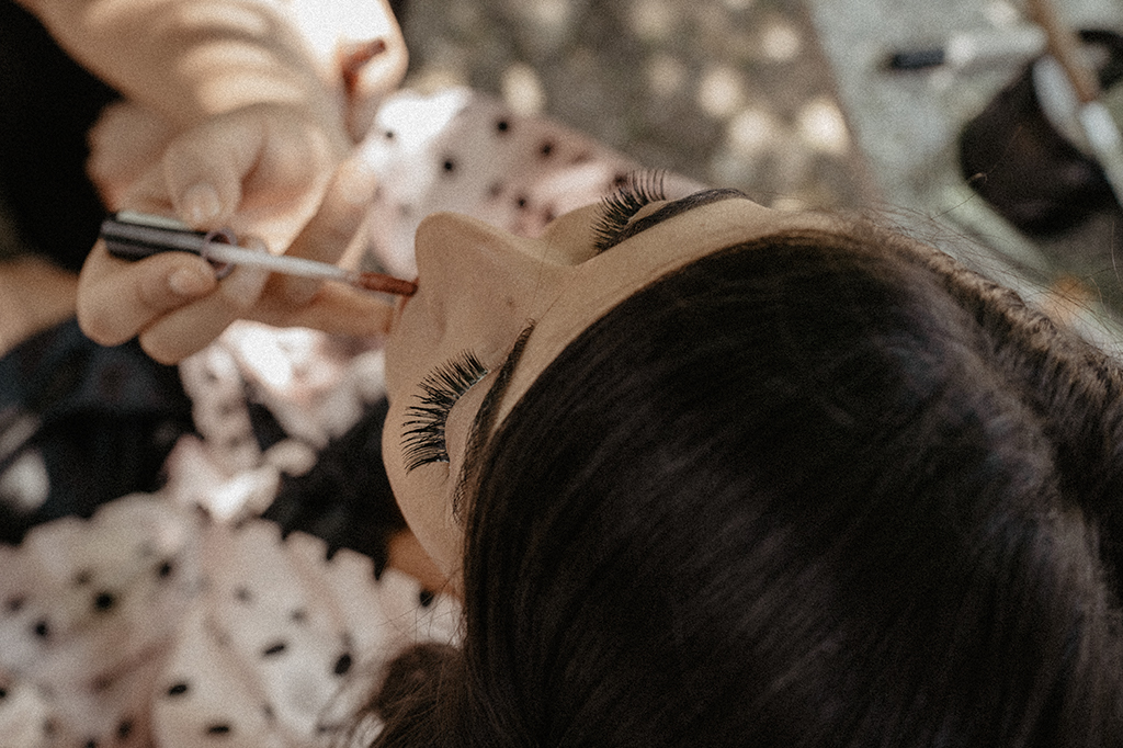 trucco della sorella della sposa, matrimonio in Basilicata, Maratea