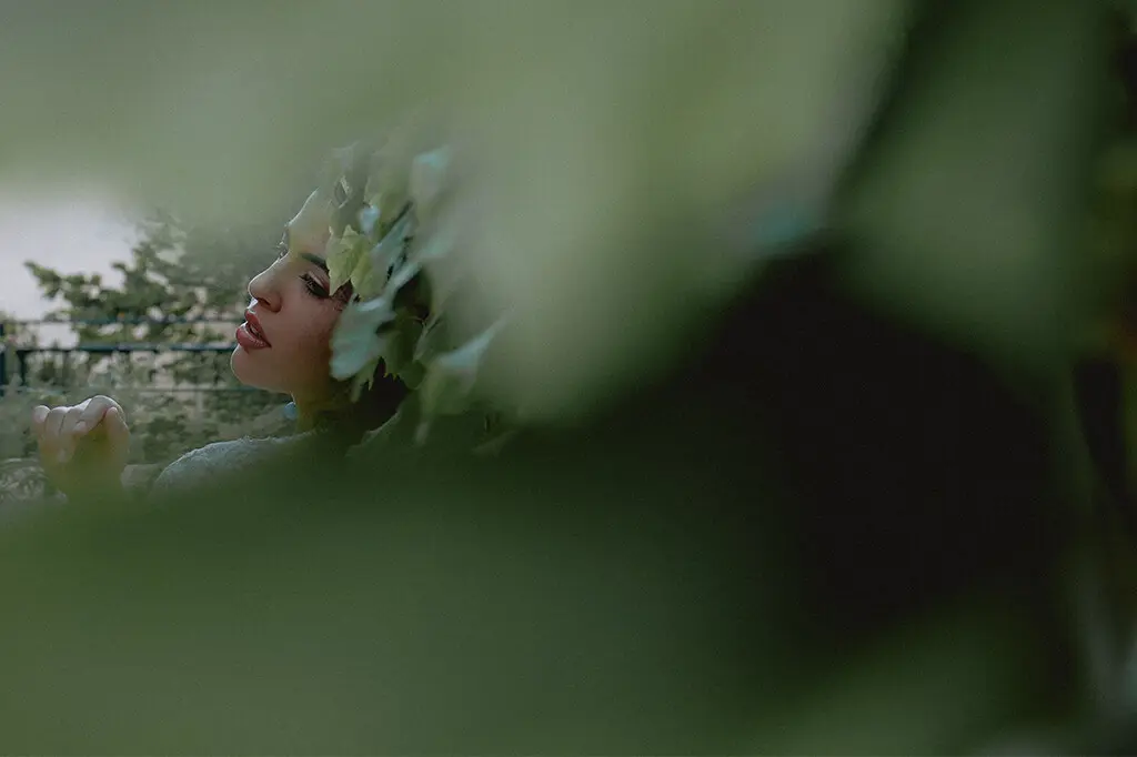 bride portrait: destination wedding a Maratea in provincia di Potenza