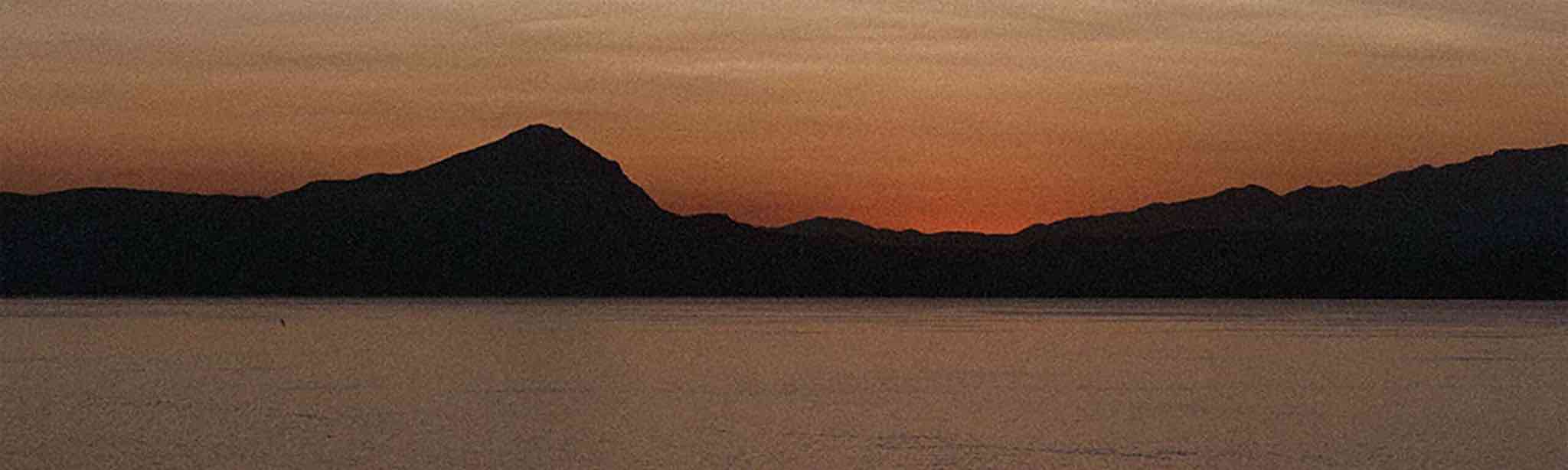 tramonto sul mare durante il matrimonio a maratea nella Villa la Matrella