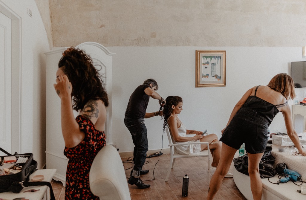 Trucco sposa: Matera. Matrimonio di Giuseppe Bruno